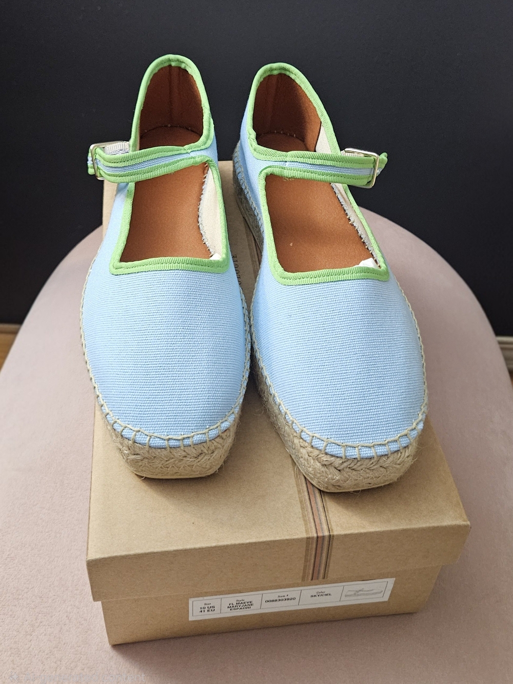 Maeve From Anthropologie Blue And Green Espadrilles Platforms